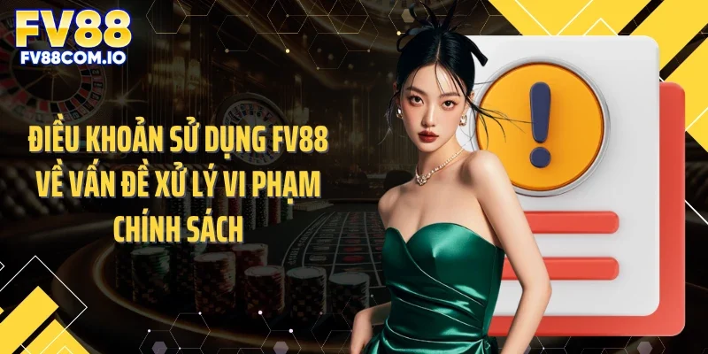 Điều khoản sử dụng FV88 về vấn đề xử lý vi phạm chính sách